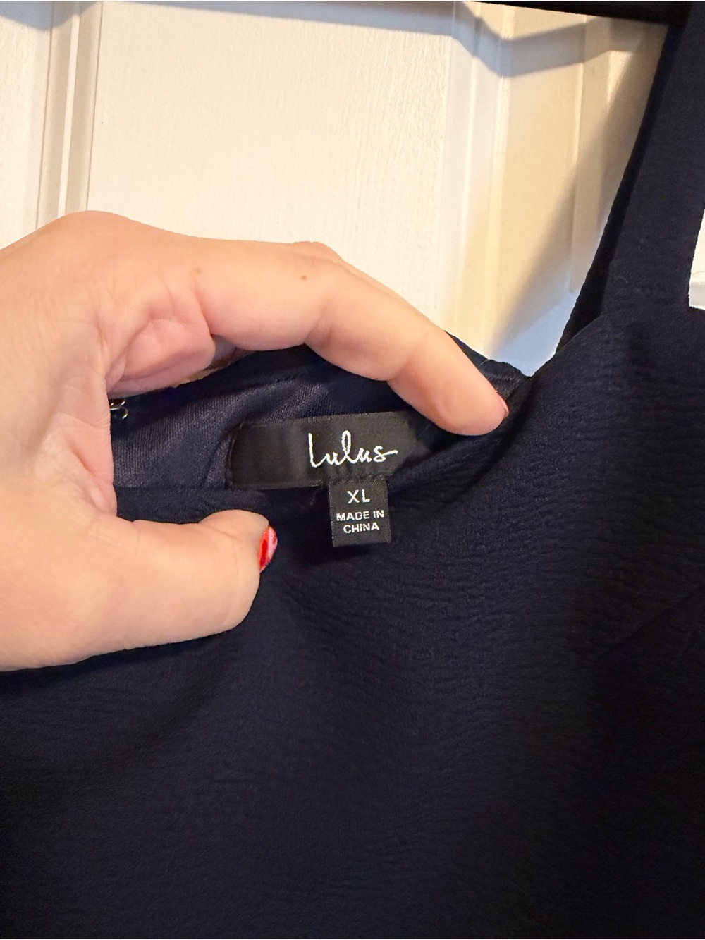 NWT - Lulu's Navy Mini Dress - Picture 4 of 4